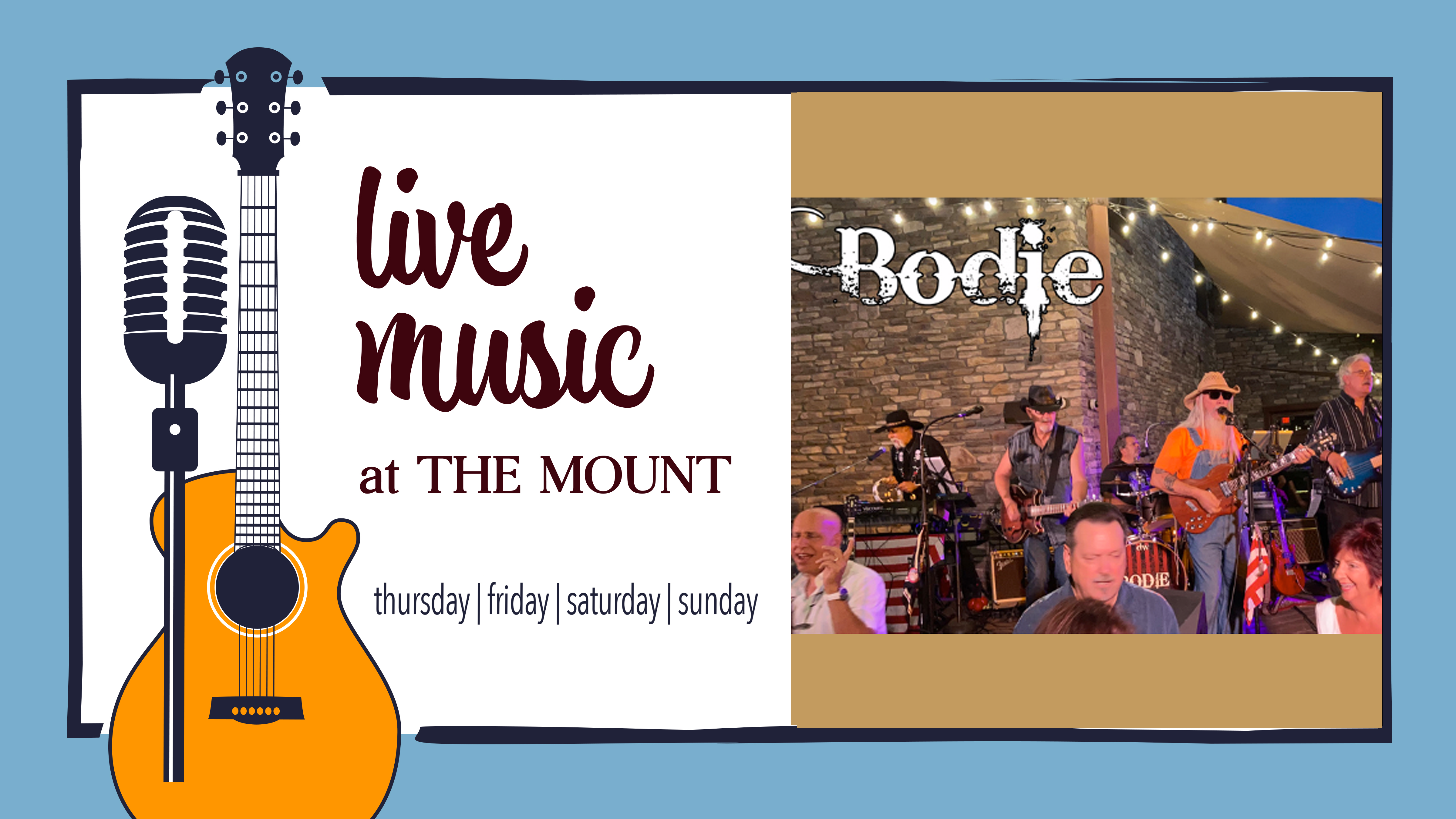 Bodie Band at Mount Palomar Winery.